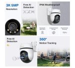 TP-Link TAPO C530WS Security Camera Turret Outdoor IP Security Camera 2880 x 1620 Pixels Wall
