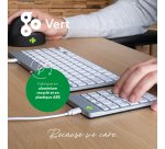R-Go Tools Clavier R-Go Numpad Break, clavier numérique ergonomique avec logiciel de pause, filaire, blanc
