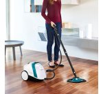 Polti Vaporetto Smart 100_T Cylinder steam cleaner 1500 W Blue, White