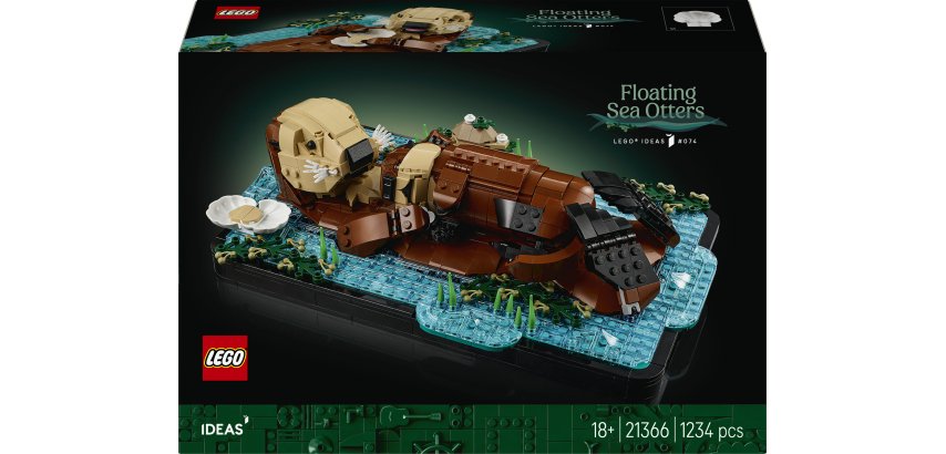 LEGO Ideas Floating Sea Otters