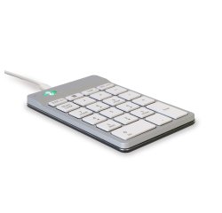 R-Go Tools Clavier R-Go Numpad Break, clavier numérique ergonomique avec logiciel de pause, filaire, blanc