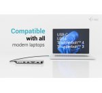 i-tec Metal USB-C Nano 3x Display Dock, 2x HDMI 1x USB-C video + Power Delivery 140W