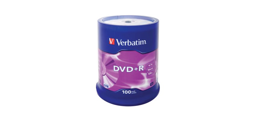 Verbatim - DVD+R x 100 - 4.7 GB - storage media