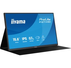 iiyama ProLite P1671HSC-B1 Monitor PC 39,6 cm (15.6") 1920 x 1080 Pixel Full HD LED Nero