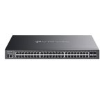 TP-Link Omada SG5452XMPP commutateur réseau Géré L3 Gigabit Ethernet (10/100/1000) Connexion Ethernet, supportant l'alimentation via ce port (PoE) Noir