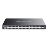 TP-Link Omada SG5452XMPP commutateur réseau Géré L3 Gigabit Ethernet (10/100/1000) Connexion Ethernet, supportant l'alimentation via ce port (PoE) Noir