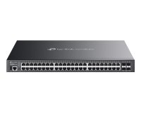 TP-Link Omada SG5452XMPP commutateur réseau Géré L3 Gigabit Ethernet (10/100/1000) Connexion Ethernet, supportant l'alimentation via ce port (PoE) Noir