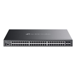 TP-Link Omada SG5452XMPP commutateur réseau Géré L3 Gigabit Ethernet (10/100/1000) Connexion Ethernet, supportant l'alimentation via ce port (PoE) Noir