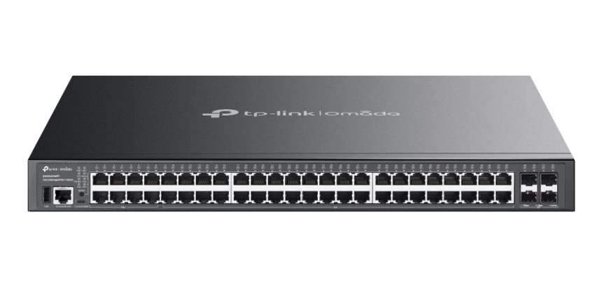 TP-Link Omada SG5452XMPP commutateur réseau Géré L3 Gigabit Ethernet (10/100/1000) Connexion Ethernet, supportant l'alimentation via ce port (PoE) Noir