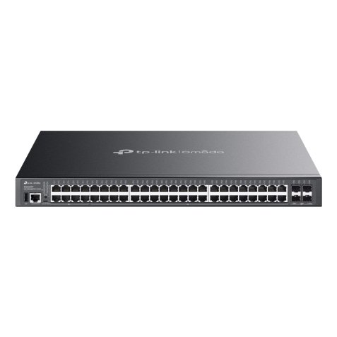 TP-Link Omada SG5452XMPP commutateur réseau Géré L3 Gigabit Ethernet (10/100/1000) Connexion Ethernet, supportant l'alimentation via ce port (PoE) Noir