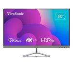 Viewsonic VX3276-4K-MHD-2 pantalla para PC 81,3 cm (32") 3840 x 2160 Pixeles 4K Ultra HD LCD Negro, Plata