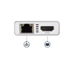 Adaptador USB-C Multifunción para Ordenadores Portátiles - con Entrega de Potencia - 4K HDMI - USB 3.0 - Blanco