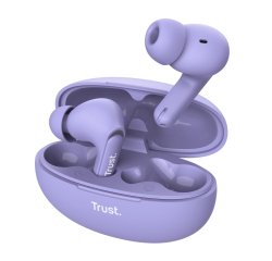 Trust Yavi Headset True Wireless Stereo (TWS) In-ear Calls/Music USB Type-C Bluetooth Purple