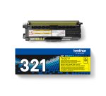 Brother TN-321 / TN321Y Tóner original amarillo de capacidad estándar (1500 páginas)