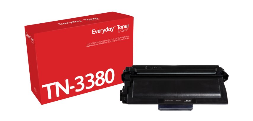 Toner Mono EverydayTM de Xerox compatible avec Brother TN3380, Capacité standard