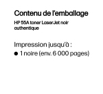 HP 55A - noir - original - LaserJet - cartouche de toner (CE255A)