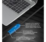 Lindy 43380 cable USB USB 3.2 Gen 1 (3.1 Gen 1) 5 m USB C USB A Negro