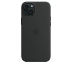 Apple iPhone 15 Plus Silicone Case with MagSafe - Black