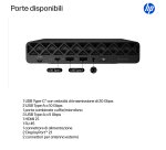 HP ProDesk 4 Mini G1i Desktop AI PC Intel Core Ultra 7 265T 16 GB DDR5-SDRAM 512 GB SSD Windows 11 Pro Mini PC Nero