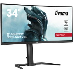 iiyama G-MASTER GCB3481WQSU-B1 computer monitor 86,4 cm (34") 3440 x 1440 Pixels UltraWide Quad HD LCD Zwart