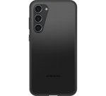 OtterBox React Série Coque pour Galaxy S23+ , Antichoc, anti-chute, ultra-mince, protection fine, testé selon les normes militaires, Antimicrobien, Black Crystal, livré sans emballage
