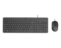 HP 150 WIRED MOUSE/KB COMBO FR clavier Souris incluse USB Noir