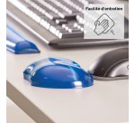 Reposamuñecas de gel para ratón Fellowes Crystal