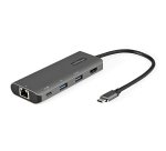 StarTech.com Adaptateur Multiport USB-C - Mini Dock USB Type-C 10Gbps avec 4K 30Hz HDMI - 100W Power Delivery Passthrough - Hub USB 3 Ports, GbE - Muti-dock USB 3.1/3.2 Gen 2 - Câble 25cm