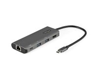 StarTech.com USB C Multiport Adapter - 10Gbps USB Type-C Mini Dock with 4K 30Hz HDMI - 100W Power Delivery Passthrough - 3-Port USB Hub, GbE - USB 3.1/3.2 Gen 2 Laptop Dock - 10" Cable