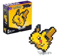 MEGA Pokémon Pikachu Building Toy Kit (400 Pieces) Retro Set for Collectors