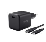 Trust 26046 mobile device charger Universal Black AC Fast charging Indoor