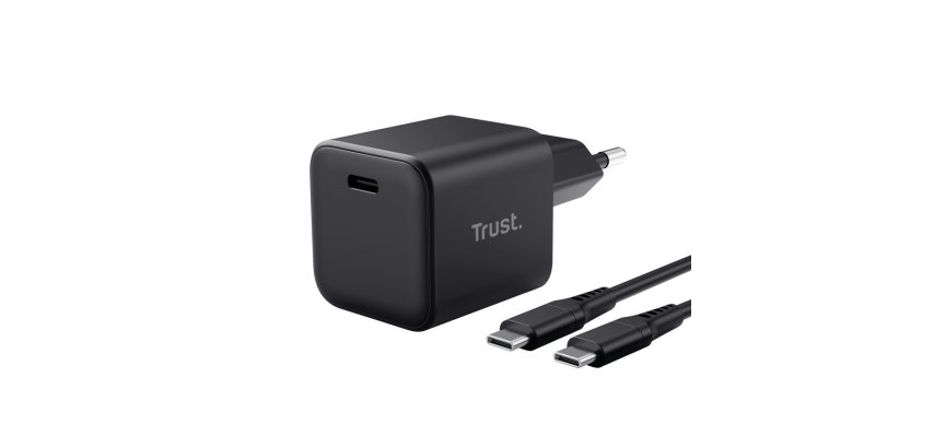 Trust 26046 chargeur d'appareils mobiles Universel Noir Secteur Charge rapide Intérieure
