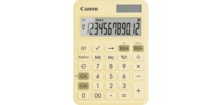 Canon LS-125KB calculator Desktop Basic Yellow