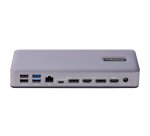 StarTech.com USB-C Docking Station, Multi Monitor USB-C Dock, HDMI/DP/DP Alt-mode, 3x 4K30 / 2x 4K60, 7-Port USB Hub, 60W Power Delivery, GbE, 3.5mm Audio, Works With Chromebook Certified