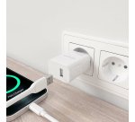 AISENS Cargador USB 10W alta eficiencia, 5V/2A, Blanco