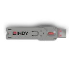 Lindy 40620 bloqueador de puerto Llave de bloqueador de puerto USB tipo A Rosa Acrilonitrilo butadieno estireno (ABS) 1 pieza(s)