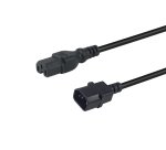 Equip 112171 cavo di alimentazione Nero 3 m Accoppiatore C14 Accoppiatore C15
