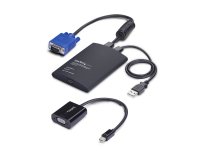 StarTech.com Adaptateur de PC Portable pour Crash Cart, Console KVM USB/VGA/Mini DisplayPort, Transfert de Fichiers et Capture Vidéo, Conforme TAA