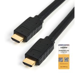 StarTech.com 15ft (5m) Premium Certified HDMI 2.0 Cable with Ethernet - High Speed Ultra HD 4K 60Hz HDMI Cable HDR10 - Long HDMI Cord (Male/Male Connectors) - For UHD Monitors, TVs, Displays
