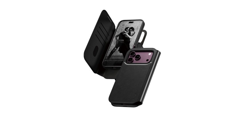 PanzerGlass CARE™ by ® Tango 2-in-1 Wallet Case Black w. MagSafe iPhone 2026 Pro Max | 17 Pro Max protective phone case Transparent Cover