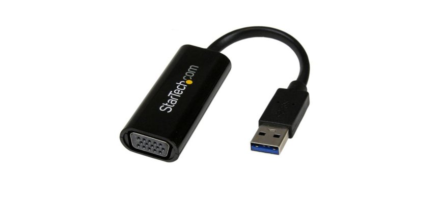 StarTech.com USB 3.0 to VGA Adapter, USB to VGA Monitor Converter for Windows, Slim (no support for macOS/ChromeOS/Linux) - TAA