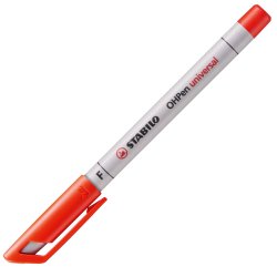 Feutre stabilo fin soluble rouge