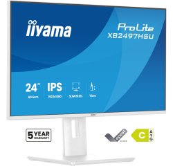 iiyama ProLite XB2497HSU-W1 écran plat de PC 60,5 cm (23.8") 1920 x 1080 pixels Full HD LED Blanc