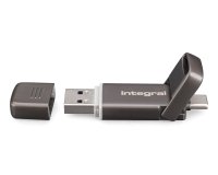 Integral INUSSD512GBSLIMXDL3.2 lecteur à circuits intégrés externe 512 Go USB 3.2 Gen 2x2