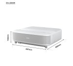 Epson EH-LS650W 3600 lúmenes ANSI 3LCD 4K (4096x2400) Blanco