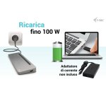 i-tec USB-C Metal Ergonomic 3x 4K Display Docking Station + Power Delivery 100 W