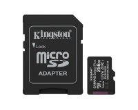 Kingston Technology 256GB microSDXC Canvas Select Plus Gen3 150MB/s A1 (Incluye adaptador de SD)