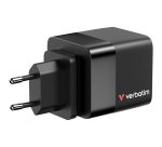 Verbatim GaN Charger 65W Universel Noir Secteur Charge rapide Intérieure