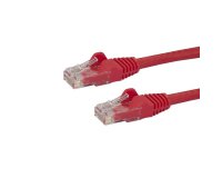 StarTech.com Câble réseau Cat6 UTP sans crochet de 7 m - Cordon Ethernet RJ45 anti-accroc - M/M - Rouge