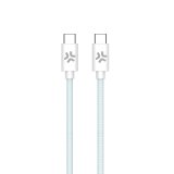 Celly USBCUSBCCOTTLB cable USB 1,5 m USB C Azul, Blanco